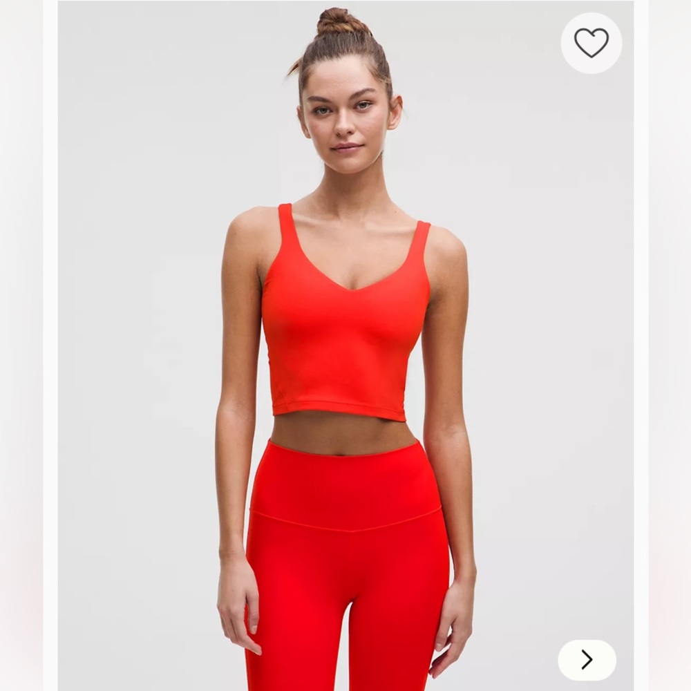 Red Lululemon Align Set